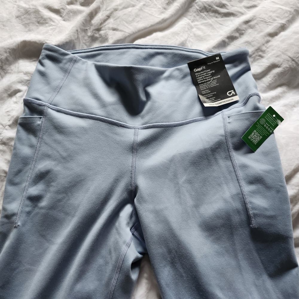 GAP Light Blue Womens High-Waist Leggings